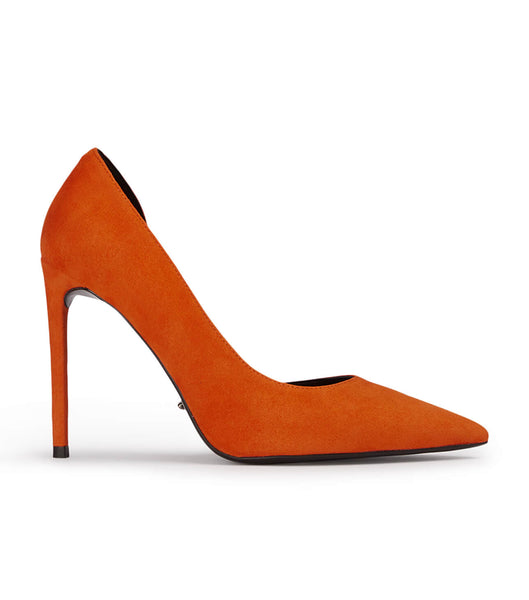 Tony Bianco Alyx Aperol Suede 10.5cm Stiletto Heels Orange | IEEAH19601