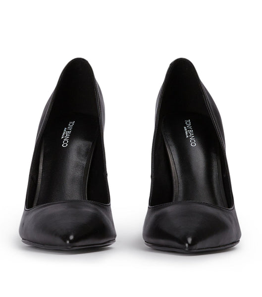 Tony Bianco Anja Black Como 10.5cm Bling Heels Black | TIEPQ13972