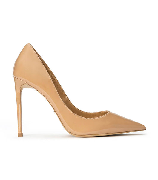 Tony Bianco Anja Nude Patent 10.5cm Bling Heels Beige | LIETR83958