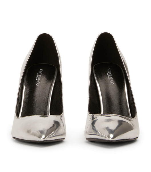 Tony Bianco Anja Silver Shine 10.5cm Court Shoes Silver | YIEVQ44053