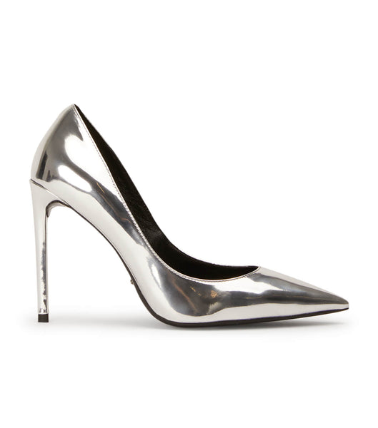 Tony Bianco Anja Silver Shine 10.5cm Event Heels Silver | IECVG45118