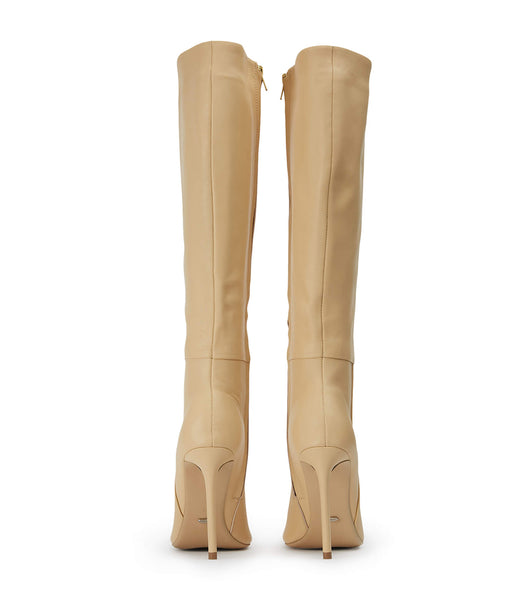 Tony Bianco Apollo Butter Nappa 10.5cm Heeled Boots Yellow | IEJZR89694