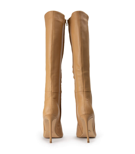 Tony Bianco Apollo Honey Nappa 10.5cm Stiletto Boots Orange | TIEPQ52087