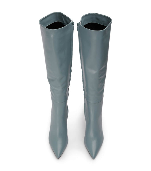 Tony Bianco Apollo Steel Nappa 10.5cm Heeled Boots Grey | IECVG23913