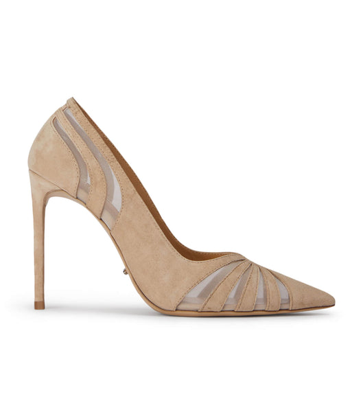 Tony Bianco Arrow Blush Suede 10.5cm Court Shoes Pink | MIEFT62435