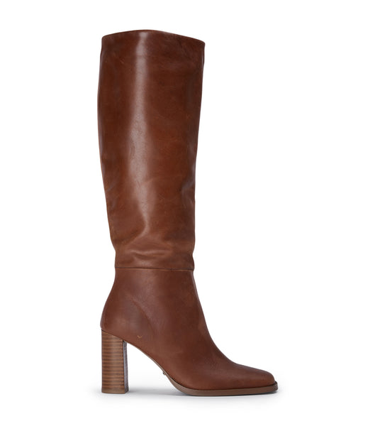 Tony Bianco Asher Cognac 8.5cm Heeled Boots Brown | XIEBH28974