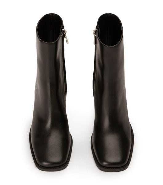 Tony Bianco Astoria Black Como 8.5cm Heeled Boots Black | PIEQX47511