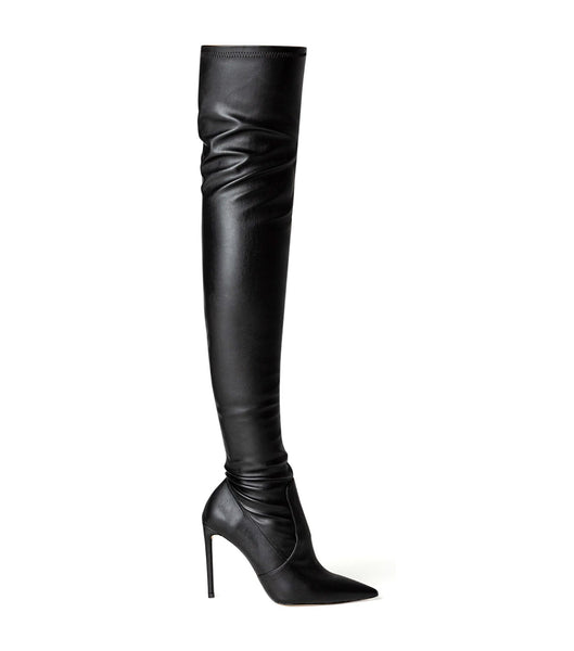 Tony Bianco Avah Black Venezia 10.5cm Stiletto Boots Black | YIEVQ97781