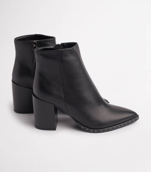 Tony Bianco Bailey Black Albany 8.5cm Ankle Boots Black | QIEUV67828