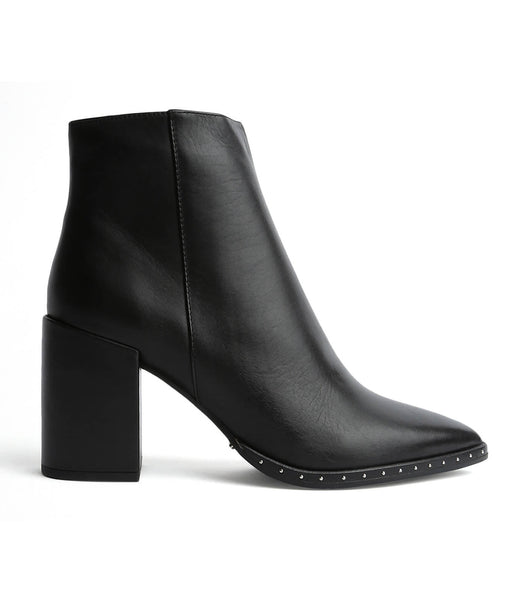 Tony Bianco Bailey Black Albany 8.5cm Ankle Boots Black | QIEUV67828