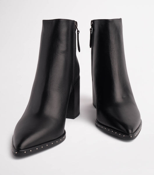 Tony Bianco Bailey Black Albany 8.5cm Heeled Boots Black | MIEFT78567