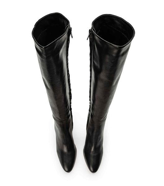 Tony Bianco Bellez Black Venice 9.5cm Heeled Boots Black | FIEHY11569