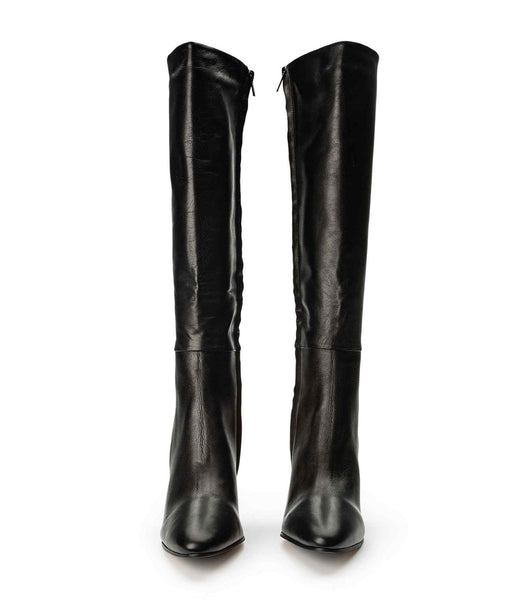 Tony Bianco Bellez Black Venice 9.5cm Heeled Boots Black | FIEHY11569