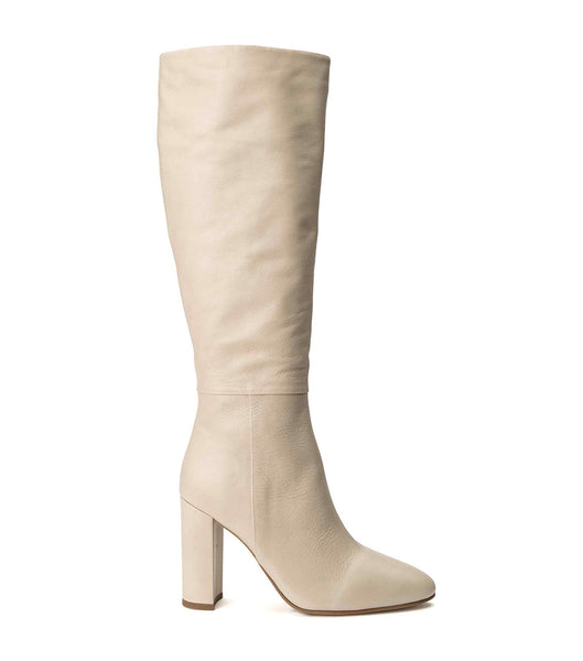 Tony Bianco Bellez Vanilla Venice 9.5cm Heeled Boots Light Yellow | IEEGJ49626