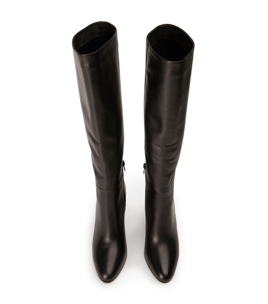 Tony Bianco Boss Black Como 9.5cm Knee High Boots Black | IEXBR91526