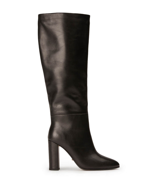 Tony Bianco Boss Black Como 9.5cm Knee High Boots Black | IEXBR91526