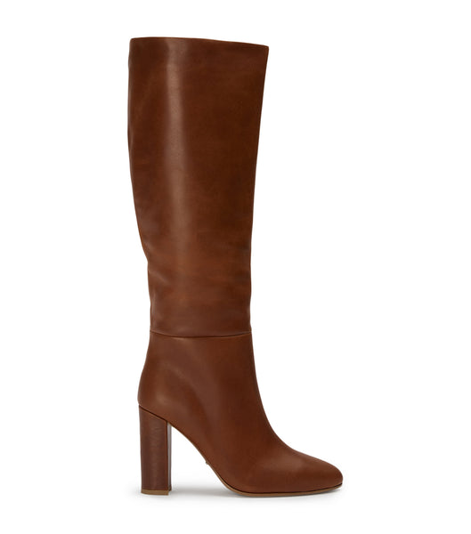 Tony Bianco Boss Cognac 9.5cm Knee High Boots Brown | AIEDF48610