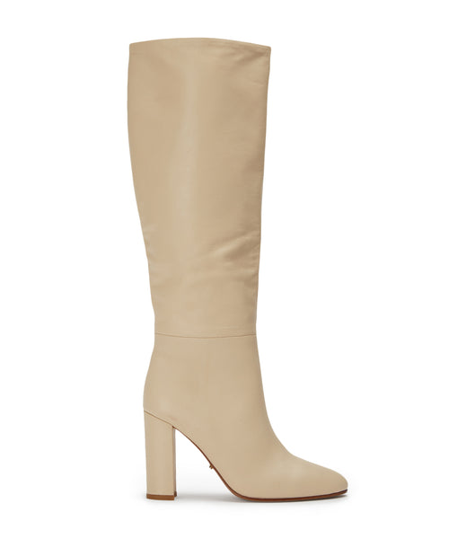 Tony Bianco Boss Vanilla Venice 9.5cm Heeled Boots Light Yellow | IENEJ70202