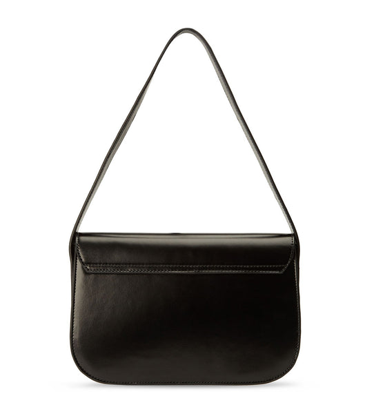 Tony Bianco Cecil Black Leather Shoulder Bag Accessories Black | GIEEC45267