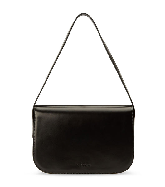 Tony Bianco Cecil Black Leather Shoulder Bag Accessories Black | GIEEC45267