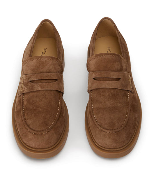 Tony Bianco Cherish Saddle Suede 4.5cm Loafers Brown | TIEPQ81820