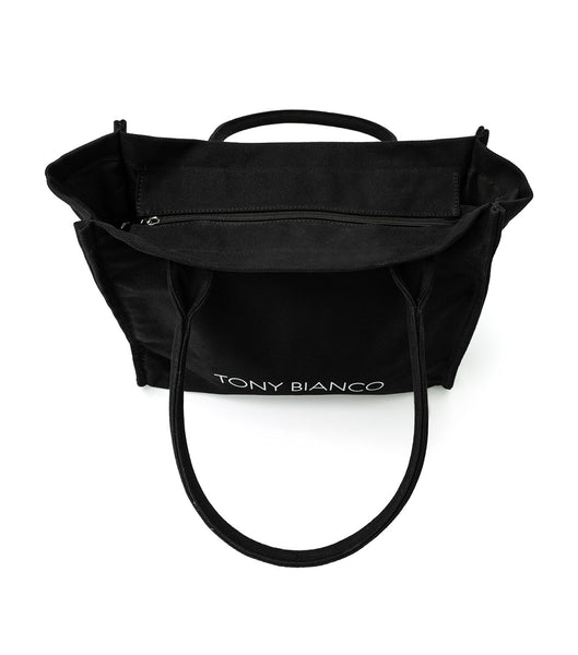 Tony Bianco Claire Black Tote Bag Accessories Black | EIEVG41334