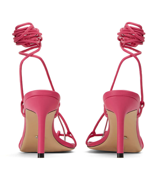 Tony Bianco Clarity Acid Pink 8.5cm Strappy Heels Pink | YIEVQ29042