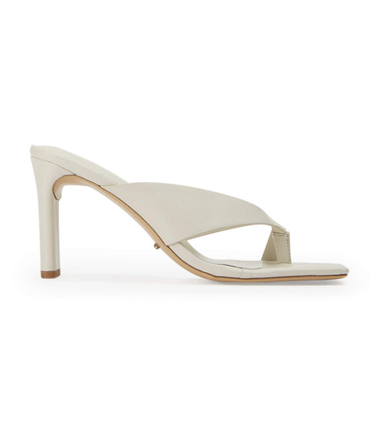 Tony Bianco Clover Dove Nappa 8.5cm Low Heels White | IENEJ93516