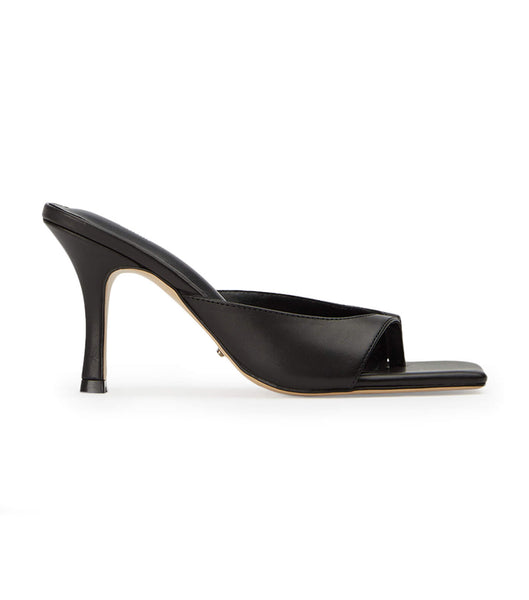 Tony Bianco Crystle Black Como 8.5cm Low Heels Black | SIENY42116