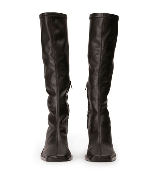 Tony Bianco Damon Black Venezia 7.5cm Knee High Boots Black | TIEWZ31503