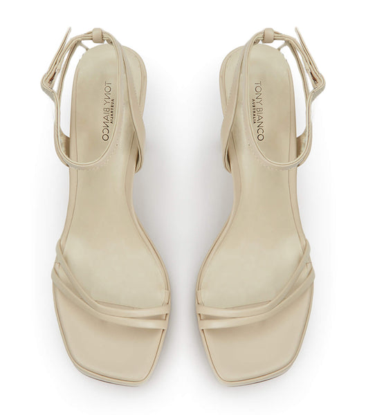 Tony Bianco Dandy Vanilla Capretto 11.5cm Bridal Heels Light Yellow | PIEQX29993