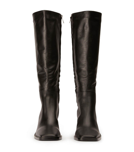 Tony Bianco Darby Black Venice 7.5cm Mid Calf Boots Black | IEXBR92497