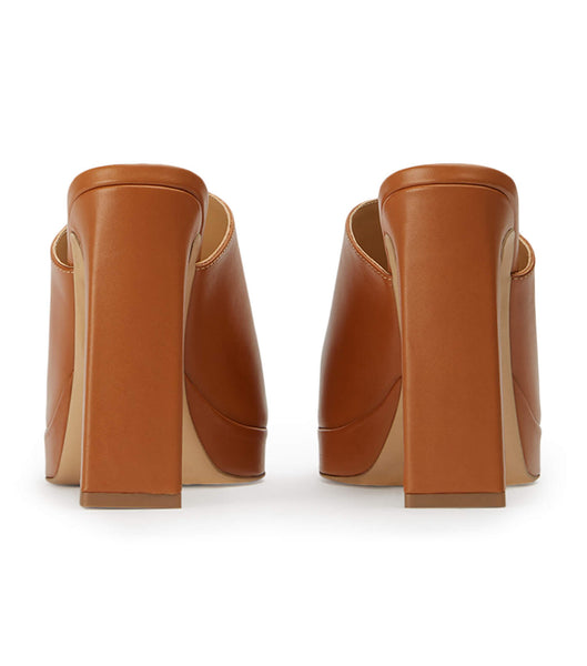 Tony Bianco Dover Tan Como 11.5cm Block Heels Brown | IEXMI10441