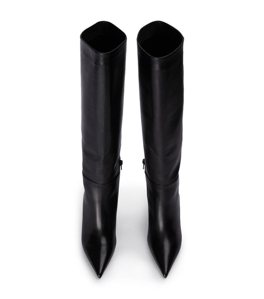 Tony Bianco Drake Black Como 9.5cm Heeled Boots Black | ZIENQ94193