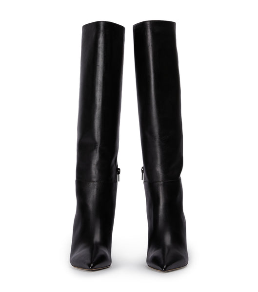 Tony Bianco Drake Black Como 9.5cm Heeled Boots Black | ZIENQ94193