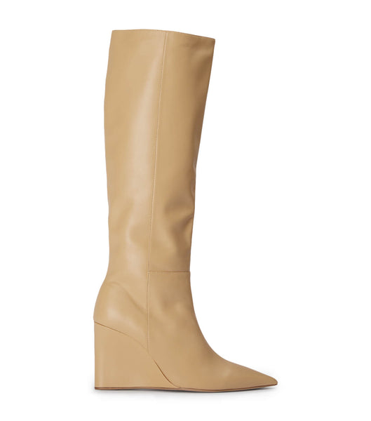 Tony Bianco Drake Butter Nappa 9.5cm Heeled Boots Yellow | IEQCS72237