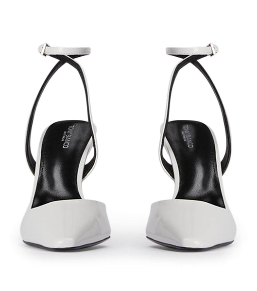 Tony Bianco Eden White Hi Shine 10.5cm Stiletto Heels White | IEEAH77408