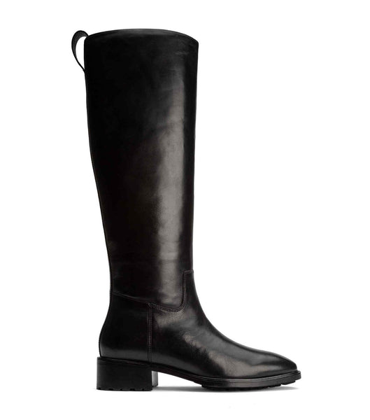 Tony Bianco Eleanor Black Como 4cm Mid Calf Boots Black | DIEVO58070