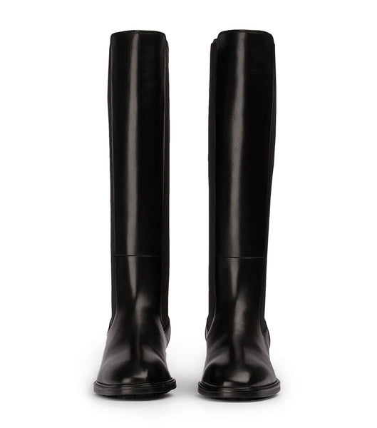 Tony Bianco Emrata Black Como 4cm Knee High Boots Black | PIEER25137