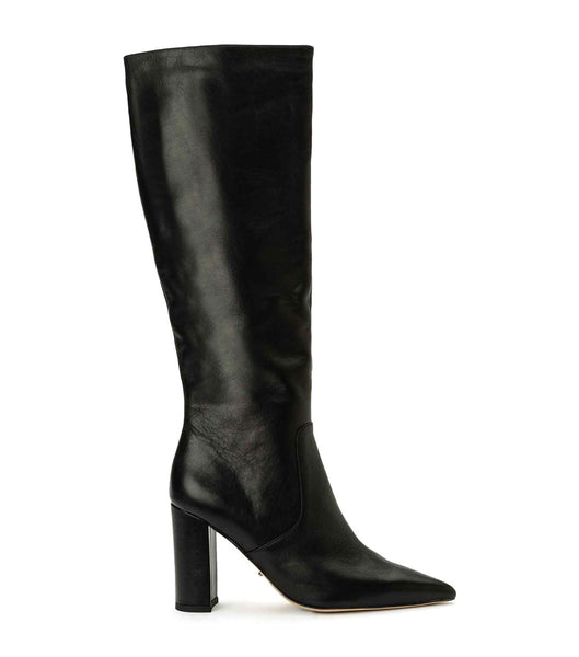 Tony Bianco Epic Black Venice 8.5cm Mid Calf Boots Black | ZIEMJ52447