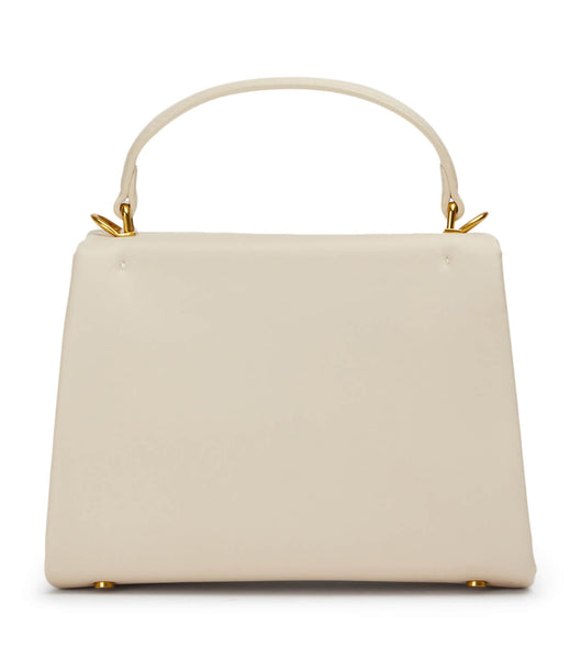 Tony Bianco Eve Vanilla Leather Mini Handbags Accessories Light Yellow | IECIF47027