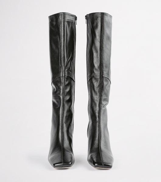 Tony Bianco Fantasy Black Venice 8cm Knee High Boots Black | PIEQX31698