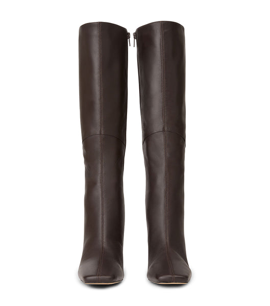 Tony Bianco Fantasy Chocolate Nappa 8cm Heeled Boots Chocolate | AIEDF20855