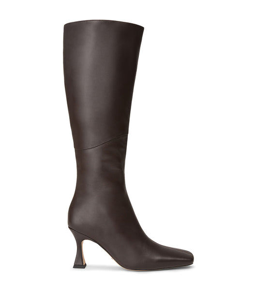 Tony Bianco Fantasy Chocolate Nappa 8cm Heeled Boots Chocolate | AIEDF20855