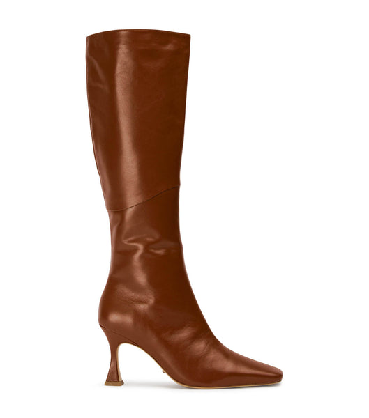 Tony Bianco Fantasy Rust Venice 8cm Knee High Boots Red | QIEWA11837