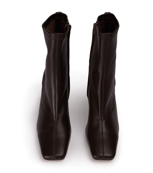 Tony Bianco Fomo Chocolate Nappa 8cm Heeled Boots Chocolate | IECIF19899