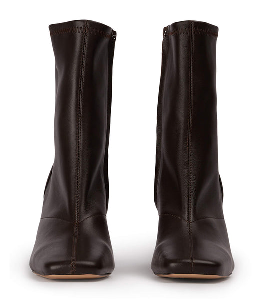 Tony Bianco Fomo Chocolate Nappa 8cm Heeled Boots Chocolate | IECIF19899