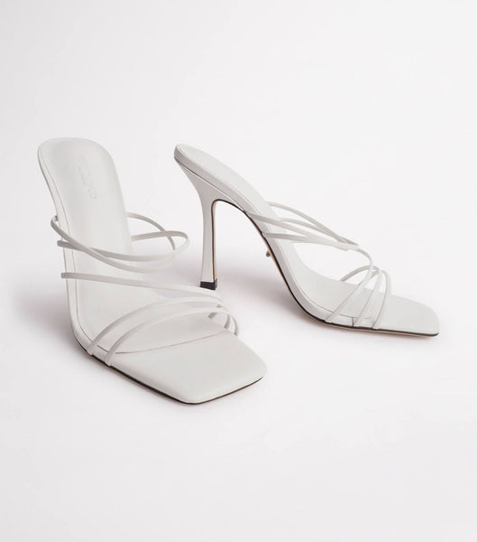 Tony Bianco Foxie White Kid 10.5cm Bridal Heels White | IEZDE51580