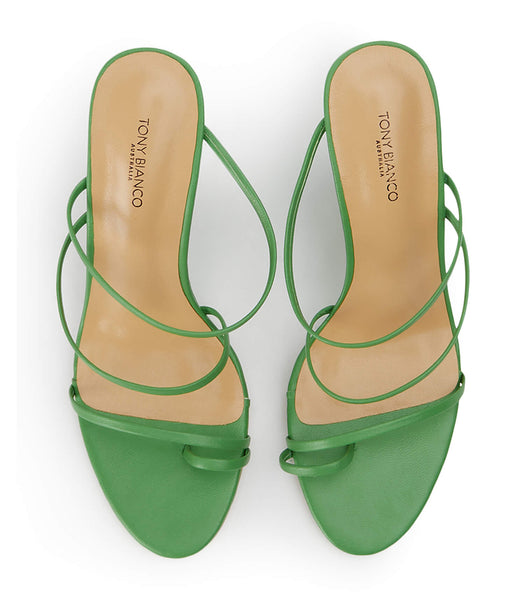 Tony Bianco Gaia Acid Green 11cm Wedges Green | IENZX23923