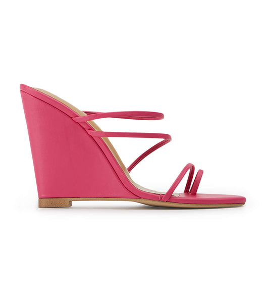 Tony Bianco Gaia Acid Pink 11cm Wedges Pink | GIEEC12315